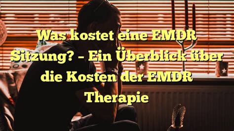 emdr therapie kosten.